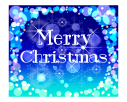 Sparkling! Christmas card Ver.1 sticker #13936166