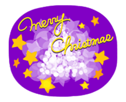 Sparkling! Christmas card Ver.1 sticker #13936177