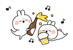 Small rabbit ( New Year and Winter ver.) sticker #13936193