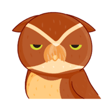 owl move sticker #13936240