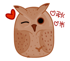 owl move sticker #13936242