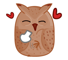 owl move sticker #13936243