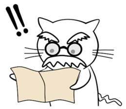 The Old Cat sticker #13936352