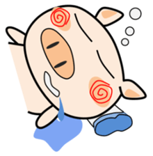 Cute pig everyday sticker #13936407