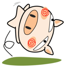 Cute pig everyday sticker #13936413