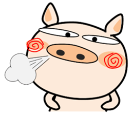 Cute pig everyday sticker #13936420