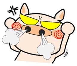 Cute pig everyday sticker #13936421