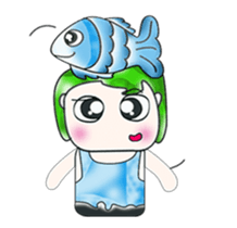 Mr. Tama and fish. ^_^ sticker #13936450