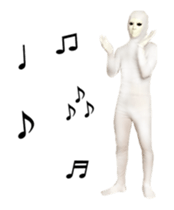 Real tights human being 3 sticker #13936509