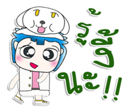 Mr. Masaru. Hello!!! Love dog sticker #13936539