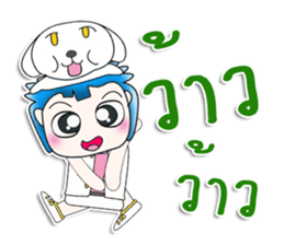 Mr. Masaru. Hello!!! Love dog sticker #13936551