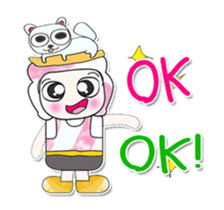 Hello my name is Dorara. !! I love cat ! sticker #13936606