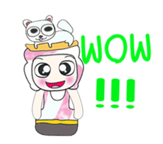 Hello my name is Dorara. !! I love cat ! sticker #13936607