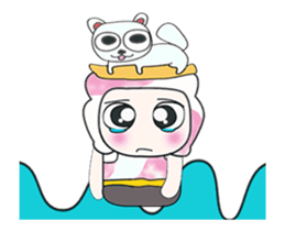 Hello my name is Dorara. !! I love cat ! sticker #13936608