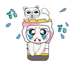 Hello my name is Dorara. !! I love cat ! sticker #13936611