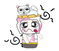 Hello my name is Dorara. !! I love cat ! sticker #13936614