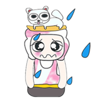 Hello my name is Dorara. !! I love cat ! sticker #13936617