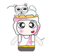 Hello my name is Dorara. !! I love cat ! sticker #13936618