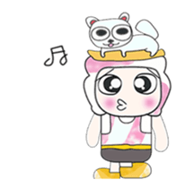 Hello my name is Dorara. !! I love cat ! sticker #13936621