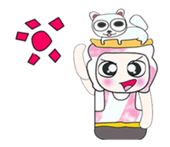 Hello my name is Dorara. !! I love cat ! sticker #13936622