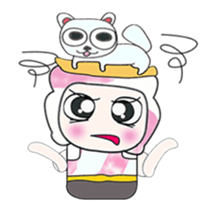 Hello my name is Dorara. !! I love cat ! sticker #13936623