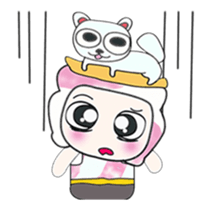 Hello my name is Dorara. !! I love cat ! sticker #13936625