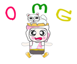 Hello my name is Dorara. !! I love cat ! sticker #13936629