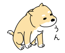 Moving awkwardly! Shiba Inu and friends sticker #13936674