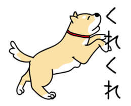Moving awkwardly! Shiba Inu and friends sticker #13936678