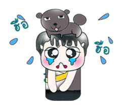 Mr. Tomura and dog. ^_^ sticker #13936731