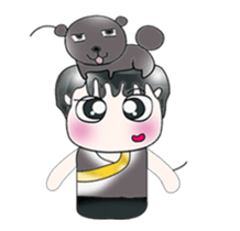 Mr. Tomura and dog. ^_^ sticker #13936738