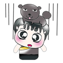 Mr. Tomura and dog. ^_^ sticker #13936745