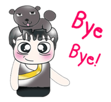 Mr. Tomura and dog. ^_^ sticker #13936748