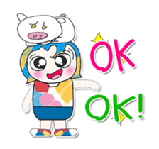 ^_^ My name is Nata. I love pig. sticker #13936758