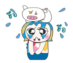 ^_^ My name is Nata. I love pig. sticker #13936763