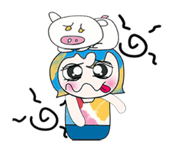 ^_^ My name is Nata. I love pig. sticker #13936766