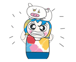 ^_^ My name is Nata. I love pig. sticker #13936767