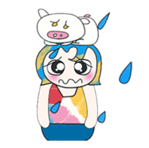 ^_^ My name is Nata. I love pig. sticker #13936769
