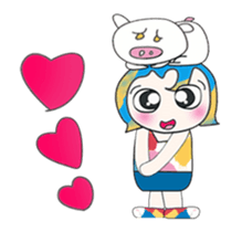 ^_^ My name is Nata. I love pig. sticker #13936772