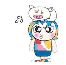 ^_^ My name is Nata. I love pig. sticker #13936773