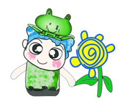 Hello my name is Hikaru. Love frog. sticker #13937154
