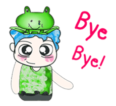 Hello my name is Hikaru. Love frog. sticker #13937172