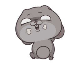 very miss rabbit"4" sticker #13937190