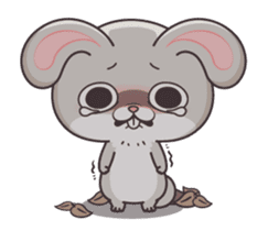 very miss rabbit"4" sticker #13937191