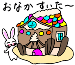 Funny house stamp sticker #13937344