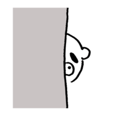 Big brows bear sticker #13938384