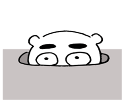 Big brows bear sticker #13938389