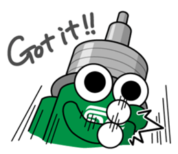 DAMPACHI & DAMPATTY English 2 sticker #13938480