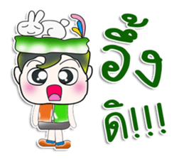 Hello! My name is Kururu. Love rabbit. sticker #13939325