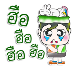 Hello! My name is Kururu. Love rabbit. sticker #13939334